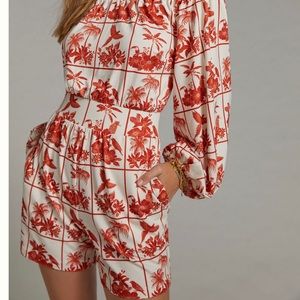 Anthropologie Farm Rio romper